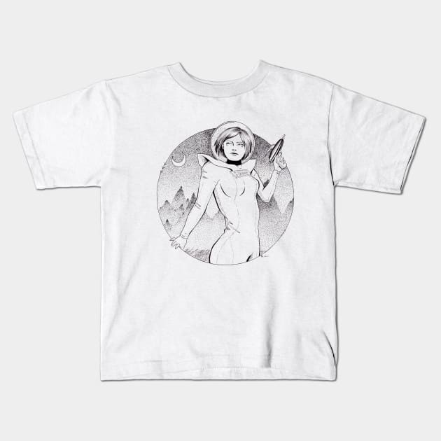 Revenge in Space! Kids T-Shirt by CRWarner